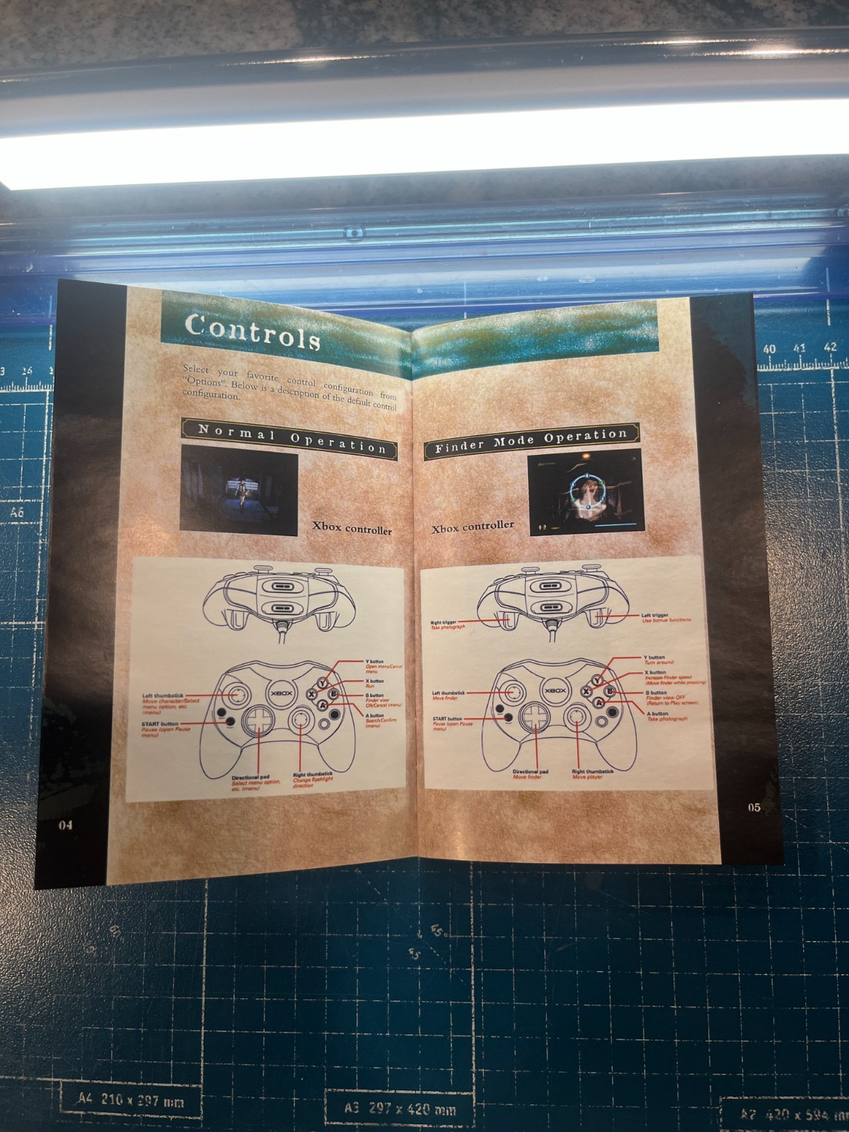 Replacement Manual for - Fatal Frame - Xbox Instruction Booklet