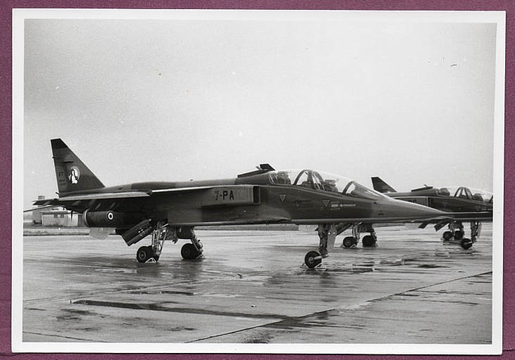 1973-1980s French ALA SEPECAT Jaguar 7-PA E7 Original Photo