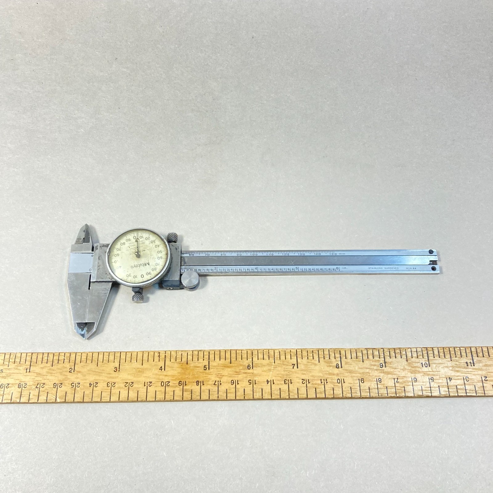 Mitutoyo Dial Caliper .001 6" Shock Proof #507-626-50 Japan