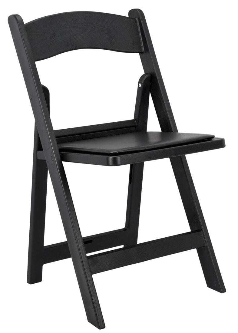 Resin Steel Skeleton  Folding Chair with Cushion by Chivari