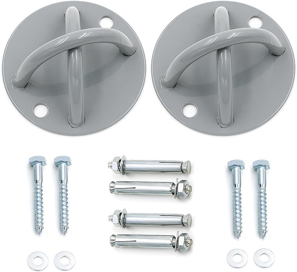 Heavy-Duty Ceiling Anchor Wall Mount Bracket for Suspension Training (Pack of 2)