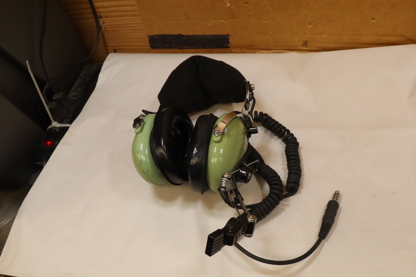 David Clark H10-76 Military Single Plug Headset #1