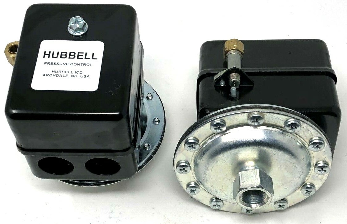 FURNAS HUBBELL FIRE SPRINKLER PRESSURE SWITCH 30-40 PSI , 3/8'' FNPT W/ UNLOADER