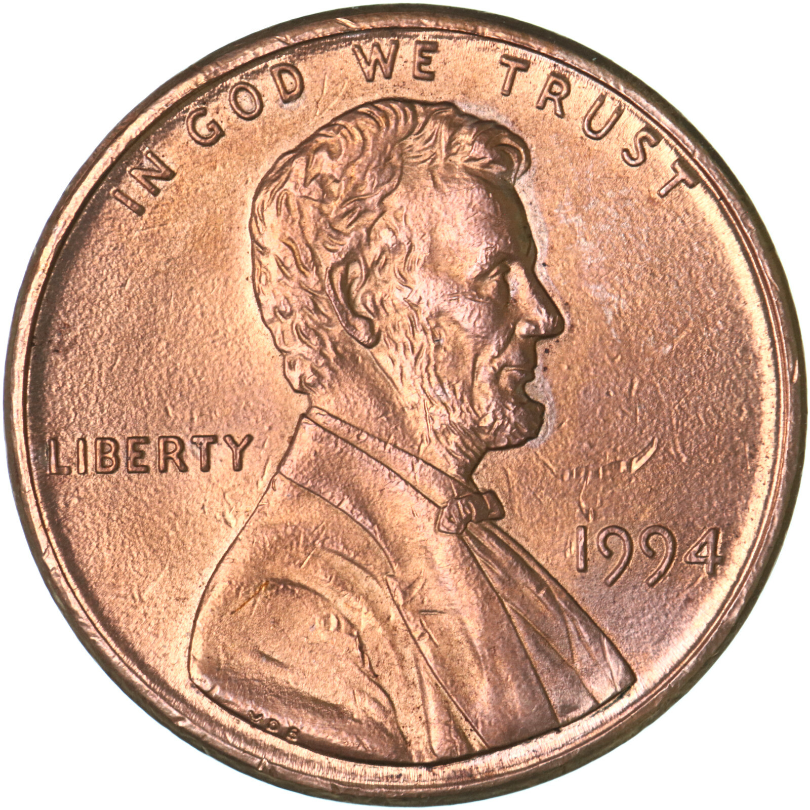 1994 (P) Lincoln Memorial Cent BU Penny US Coin