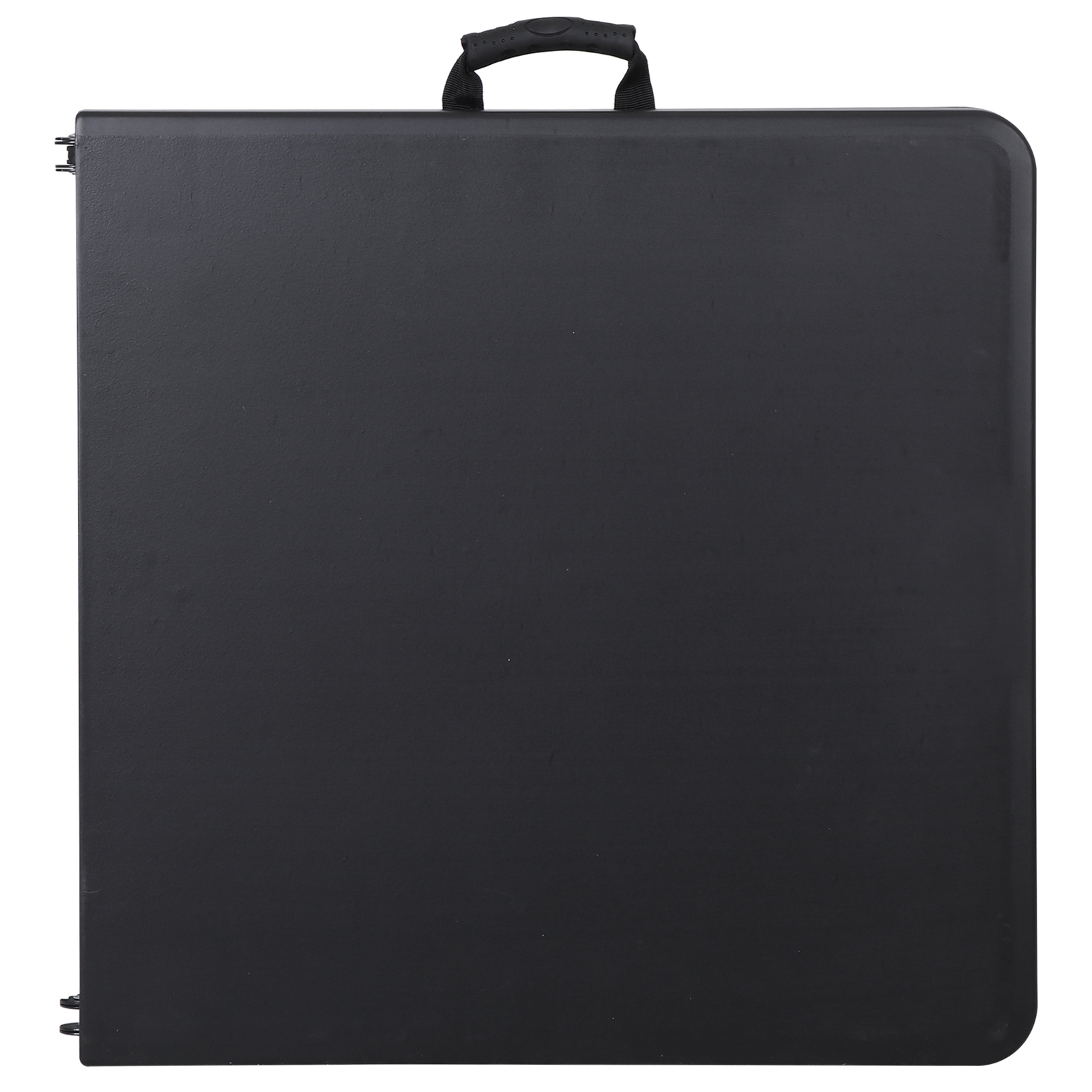 Folding Plastic Table 4' Outdoor Picnic Camping Table w/Handle Safety Lock Black