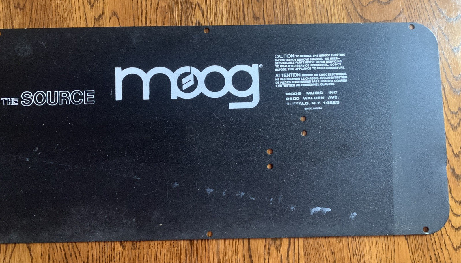 Original Bottom For Moog The Source Synthesizer Bottom Plate OEM