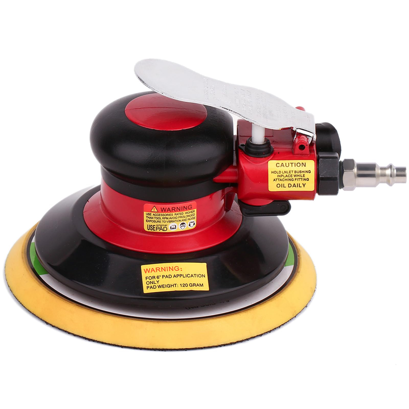 Professional Air Random Orbital Palm Sander, Dual Action Pneumatic Sander, Lo...