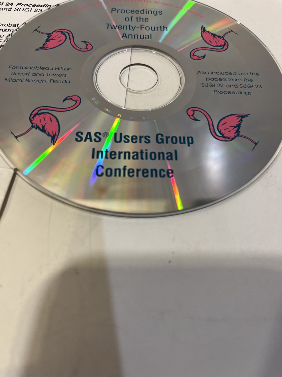 SAS Users Group International Conference 1999 24th Annual Proceedings CD Miami