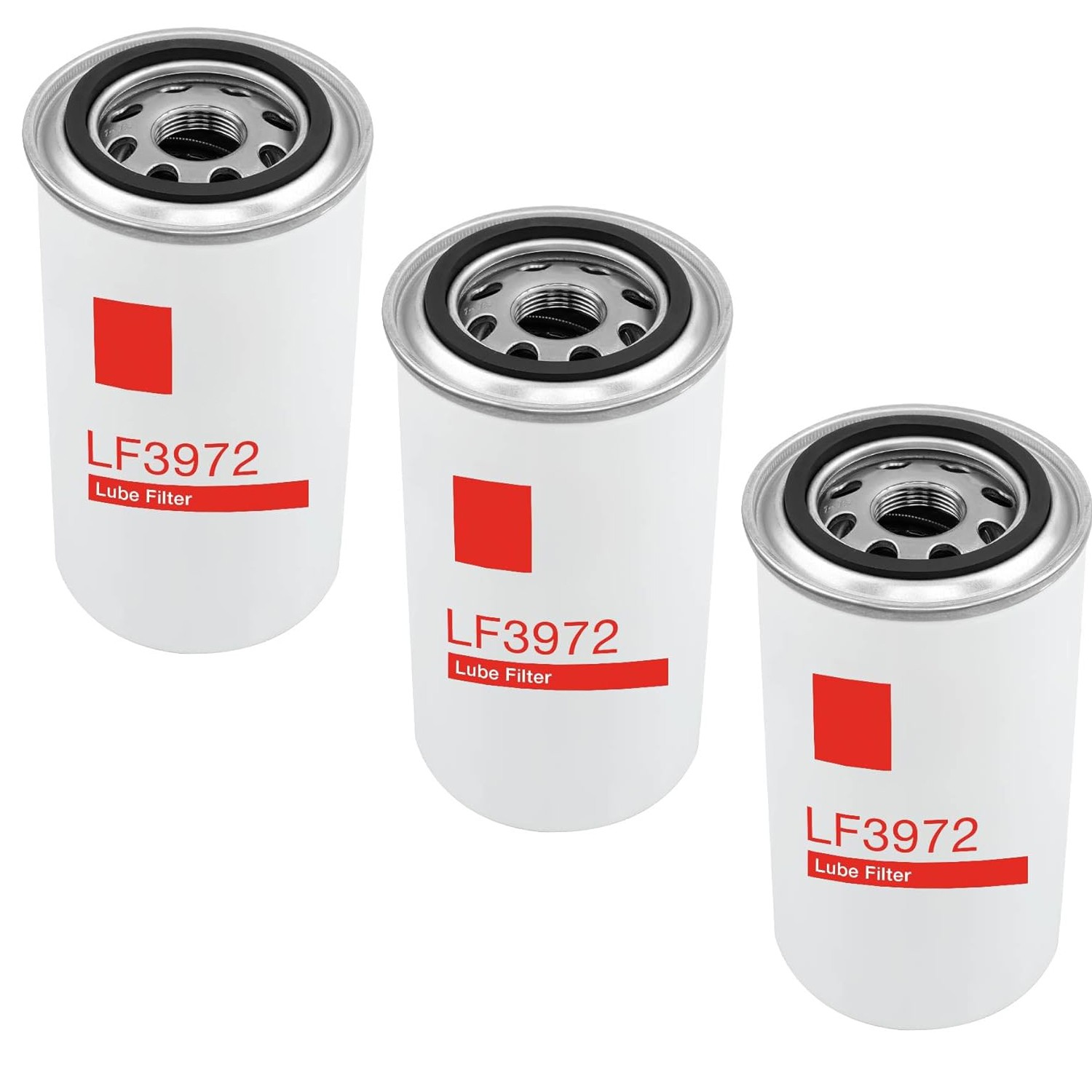 3 Pack LF3972LF3972 Oil Filters For Cummins ISB 6.7 6BT 5.9 ISV5.0 L6 OHV Diesel