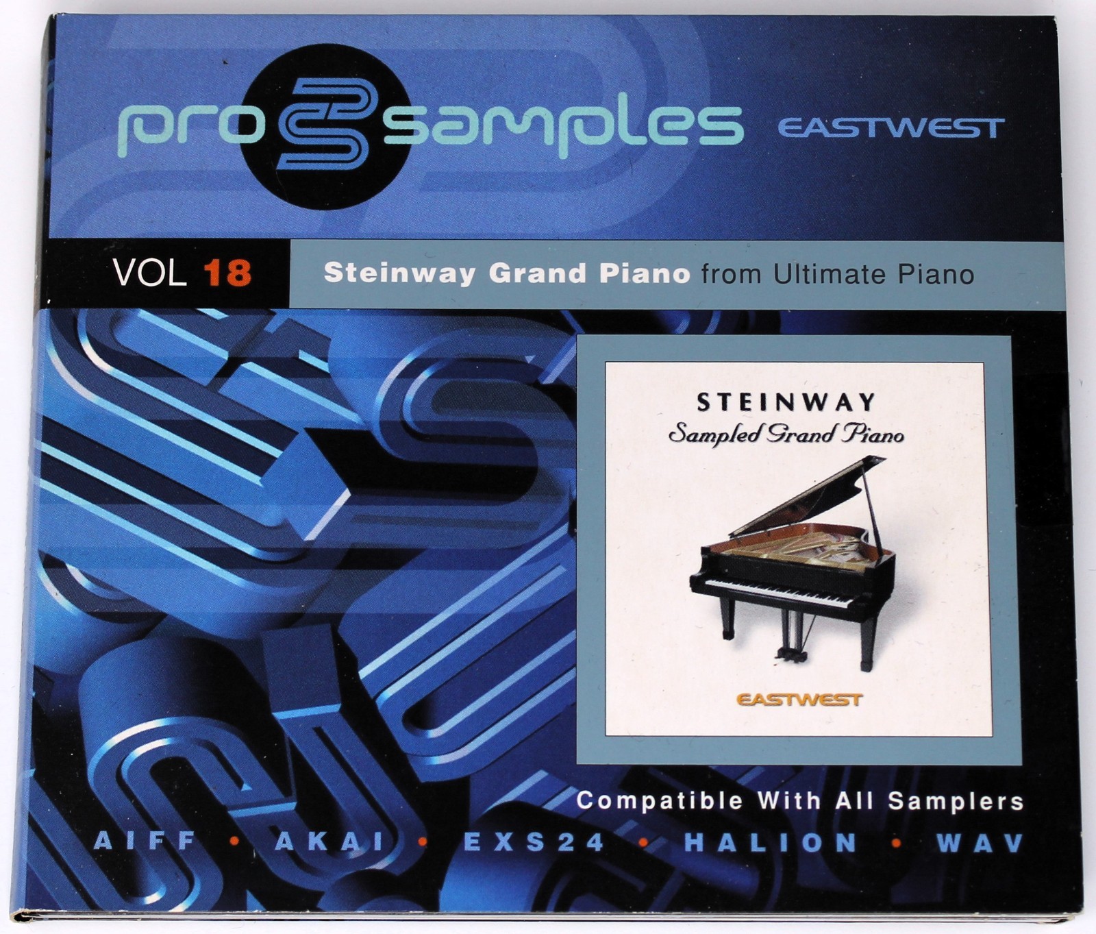 East West Pro Samples 18 Steinway Grand Piano Sample/Sound Library/Sampling 2 CD