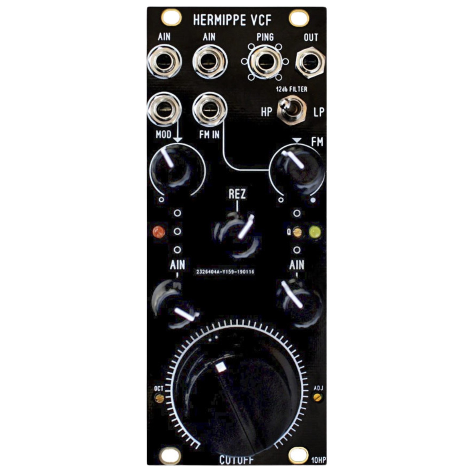 Blue Lantern Hermippe VCF Eurorack Synth Module