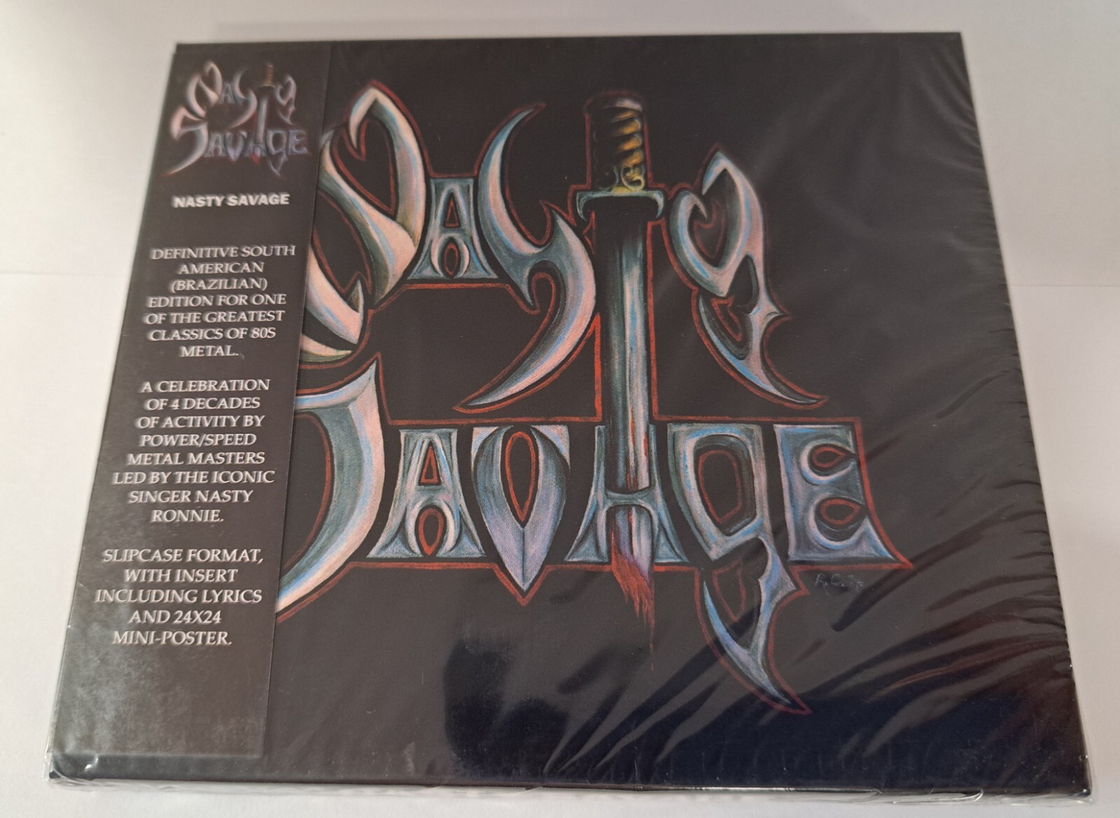 Nasty Savage S/T New CD Reissue O-Card 2024 Brazil Thrash Metal Speed Metal