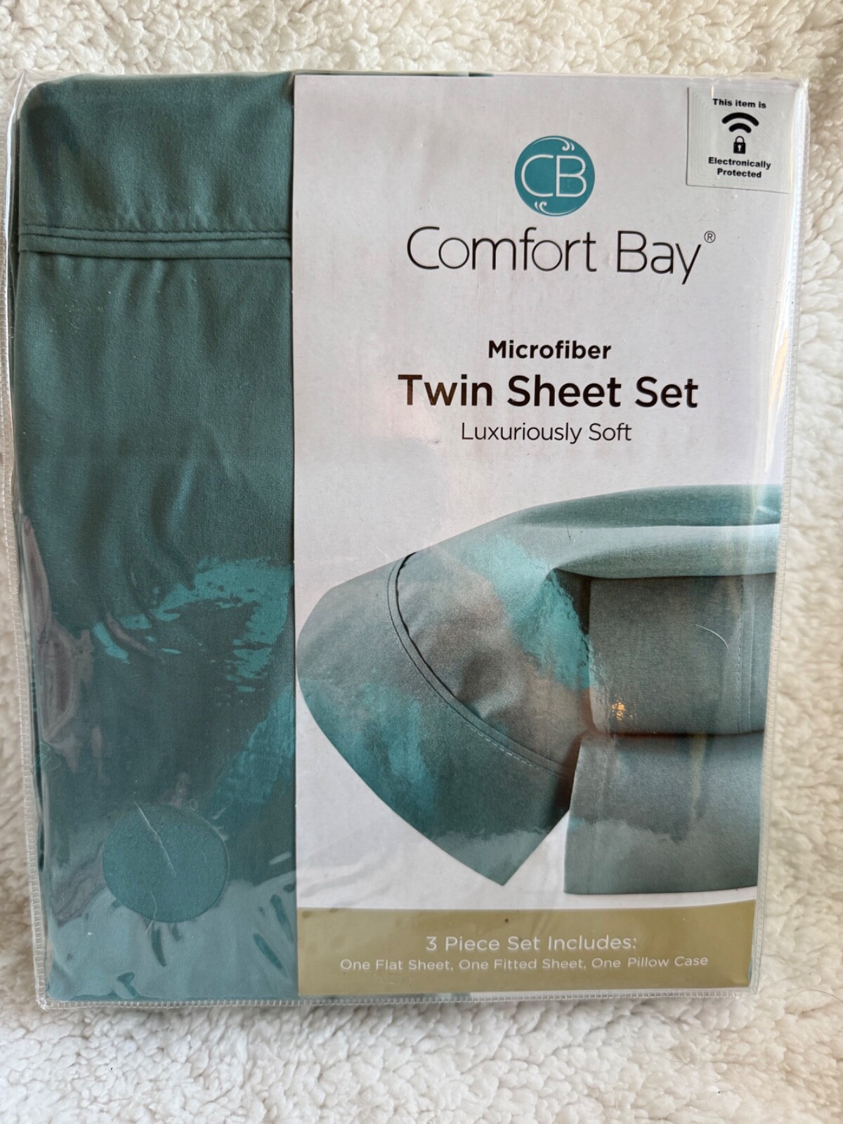 Comfort Bay - Twin Sheet Set New NWT - 3 Piece Set - Microfiber - FREE SHIPPING