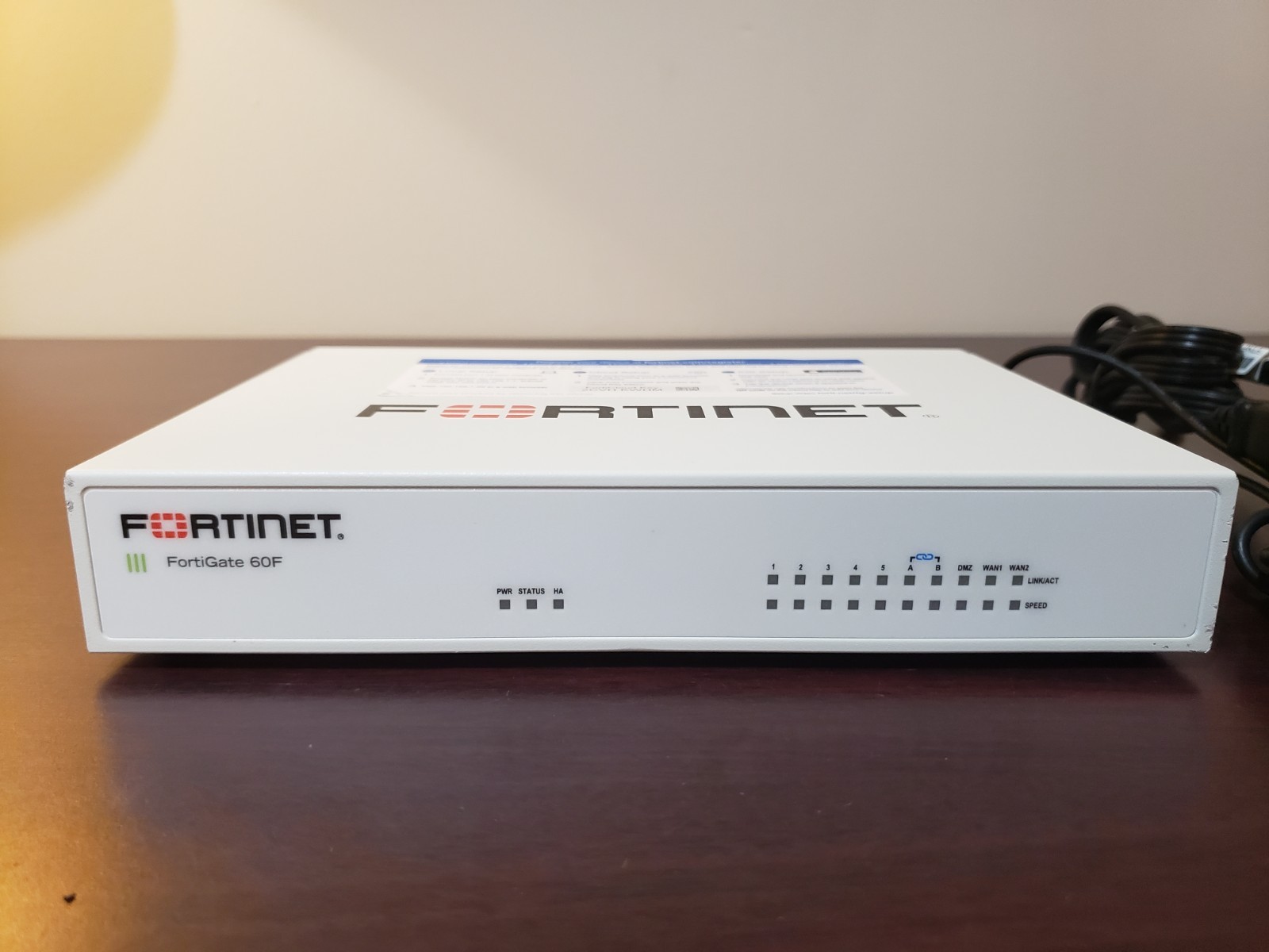Fortinet Fortigate-60F Network Security Firewall Initialized FG-60F Unclaimed
