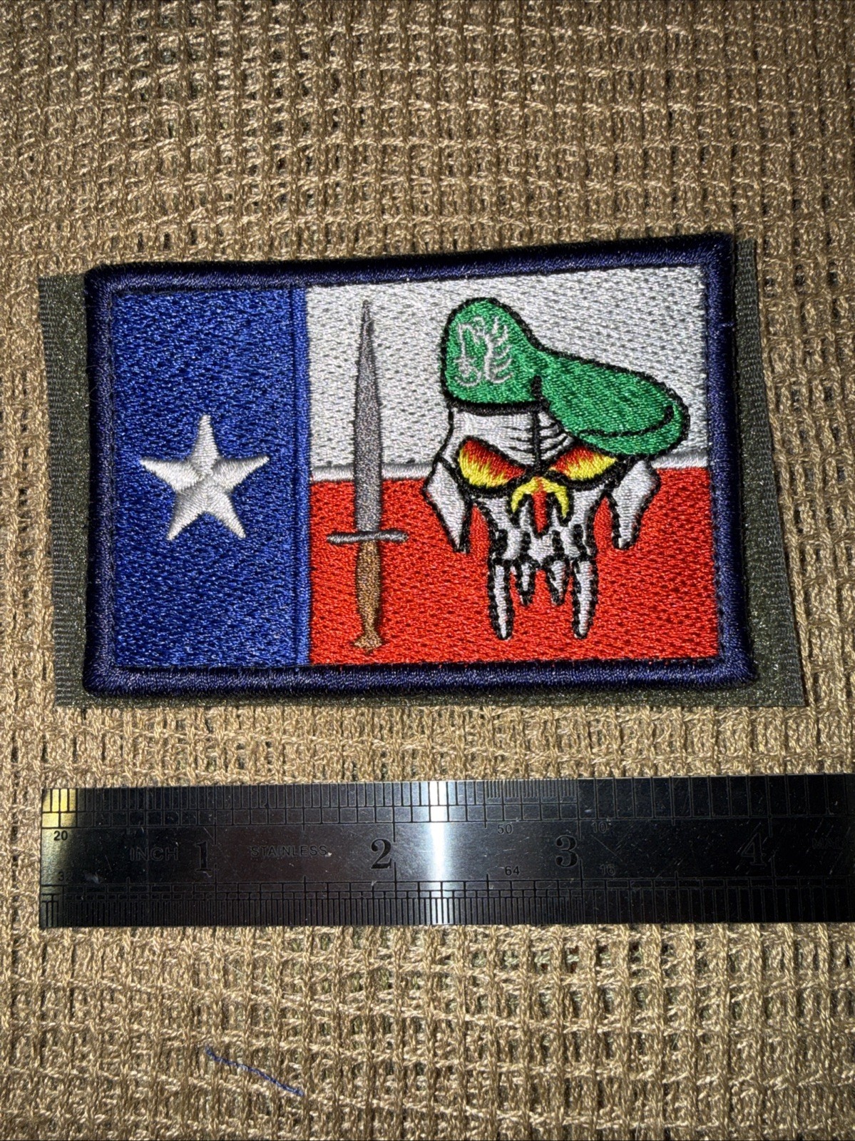 French Foreign Legion 2 Rep Pocket Patch W/Texas Flag Afgan War