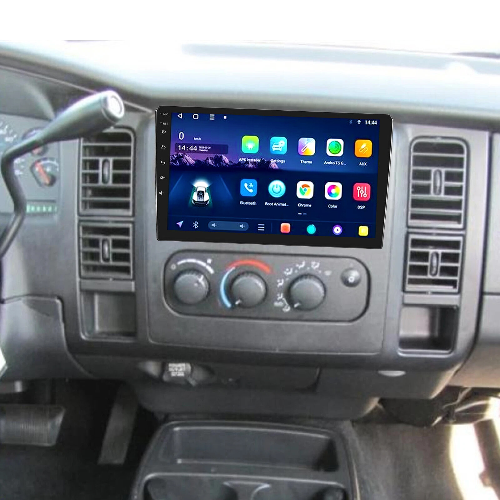 For Dodge Dakota 2001-2004 Android 13 Carplay Car Stereo Radio GPS Navi WIFI BT