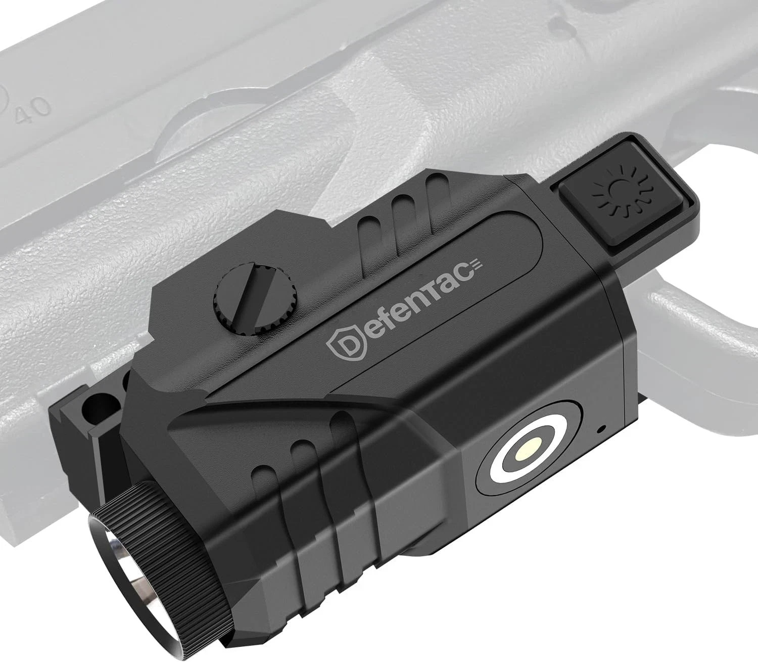 Pistol Light with Strobe Function for Guns, 600 Lumens Tactical Flashlight for H