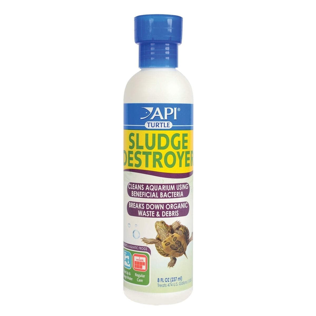 API TURTLE SLUDGE DESTROYER Aquarium Cleaner and Sludge Remover 8-Ounce