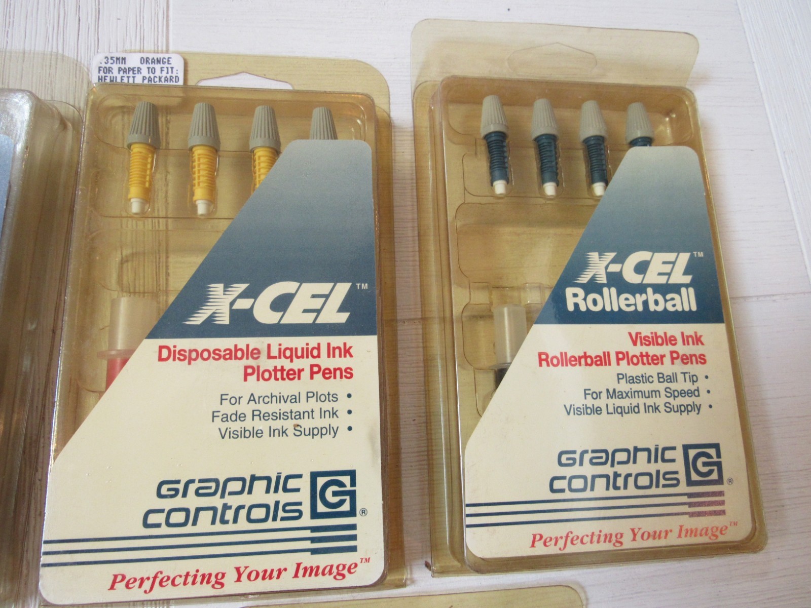 X-Cel Disposable Liquid Ink Plotter Pens Lot