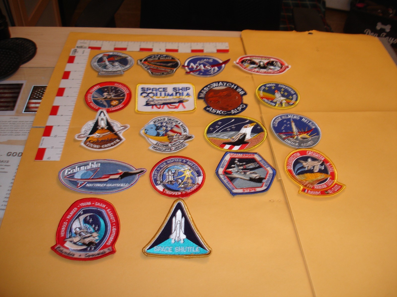 Space Shuttle Patch Collection Set 18 patches in this set vintage