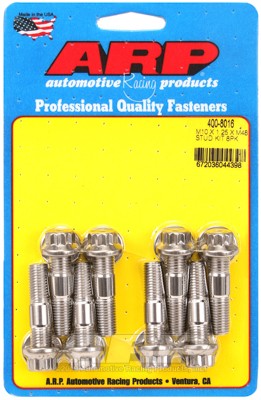 ARP for M10 X 1.25 X 48mm broached stud kit 8pcs 400-8016