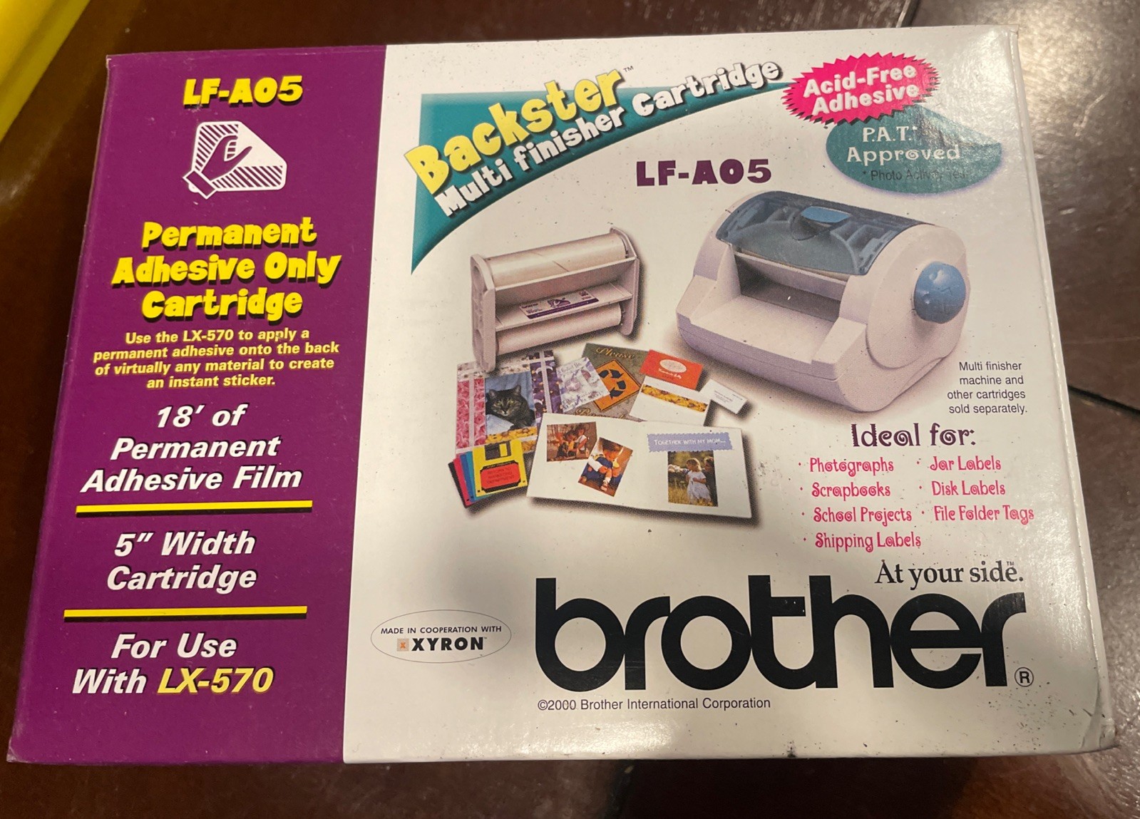 LF-A05 Brother Backster Multi Finisher Cartridge Adhesive Use With LX-570