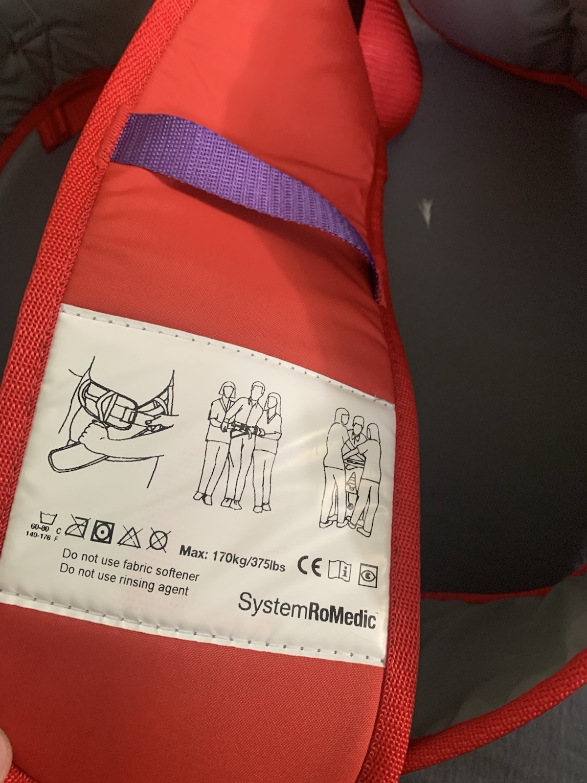 System Romedic Easy Belt HUG Lift Aid Size 6006 XL