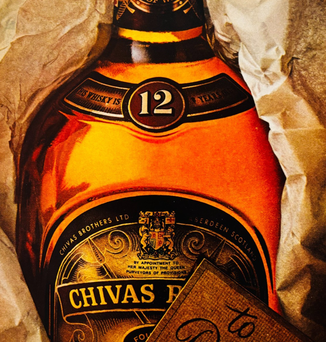 1970 Chivas Regal Scotch Whiskey Advertisement Vintage Liquor Distillery F15N