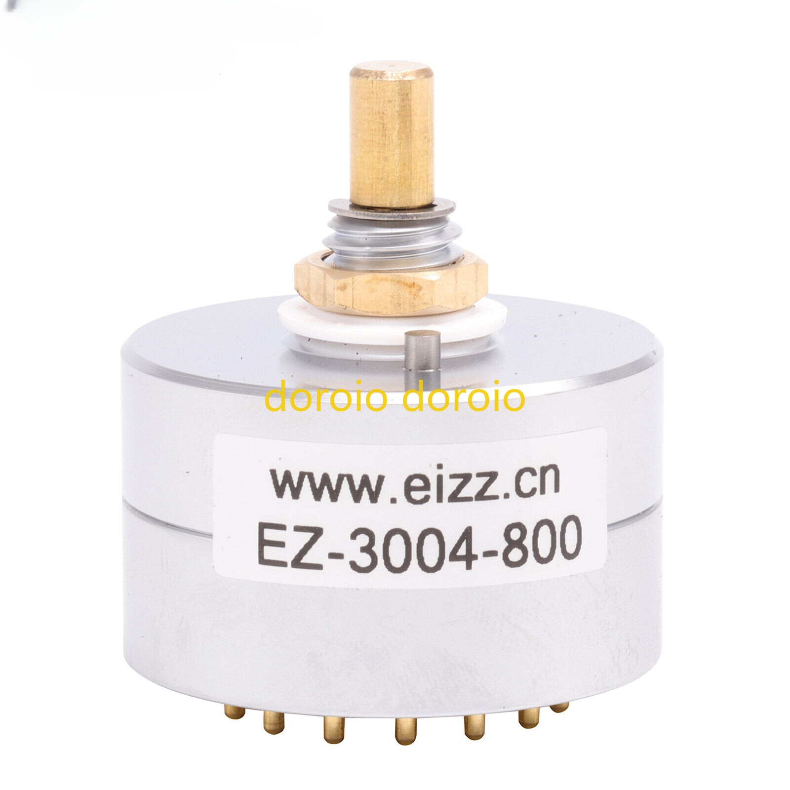 Audio Signal Source Selector Rotary Switch 4 Input 1 Output EIZZ 3 Ways 4 Poles