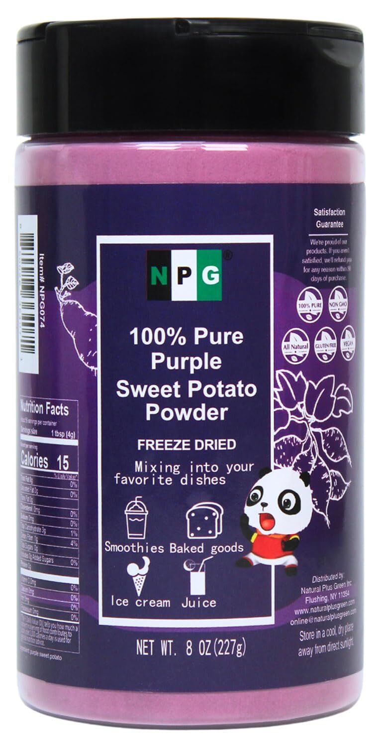 NPG 100% Pure Purple Sweet Potato Powder(Purple Yam Ube) 8 Ounces