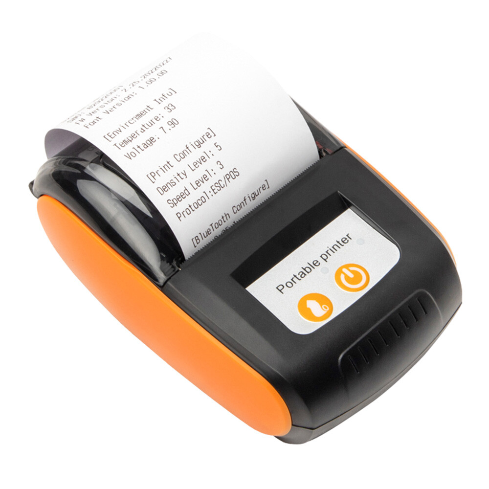 GOOJPRT 58mm Portable BT &USB Thermal Receipt Printer Mini Wireless Printer O7I9