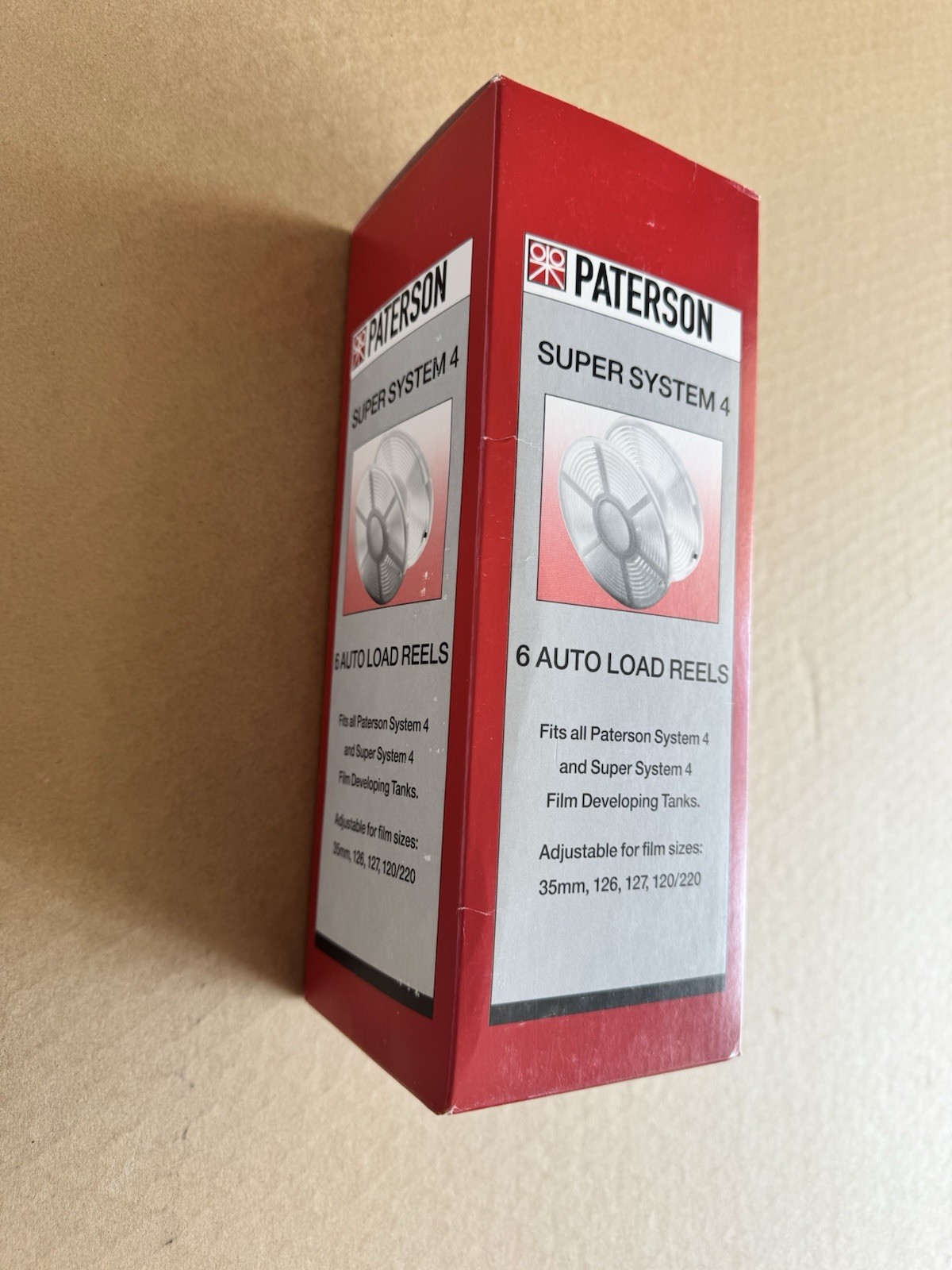 Paterson System 4 Film Reels Box of 6 Self Loading Spirals 35mm 126 127 120 220