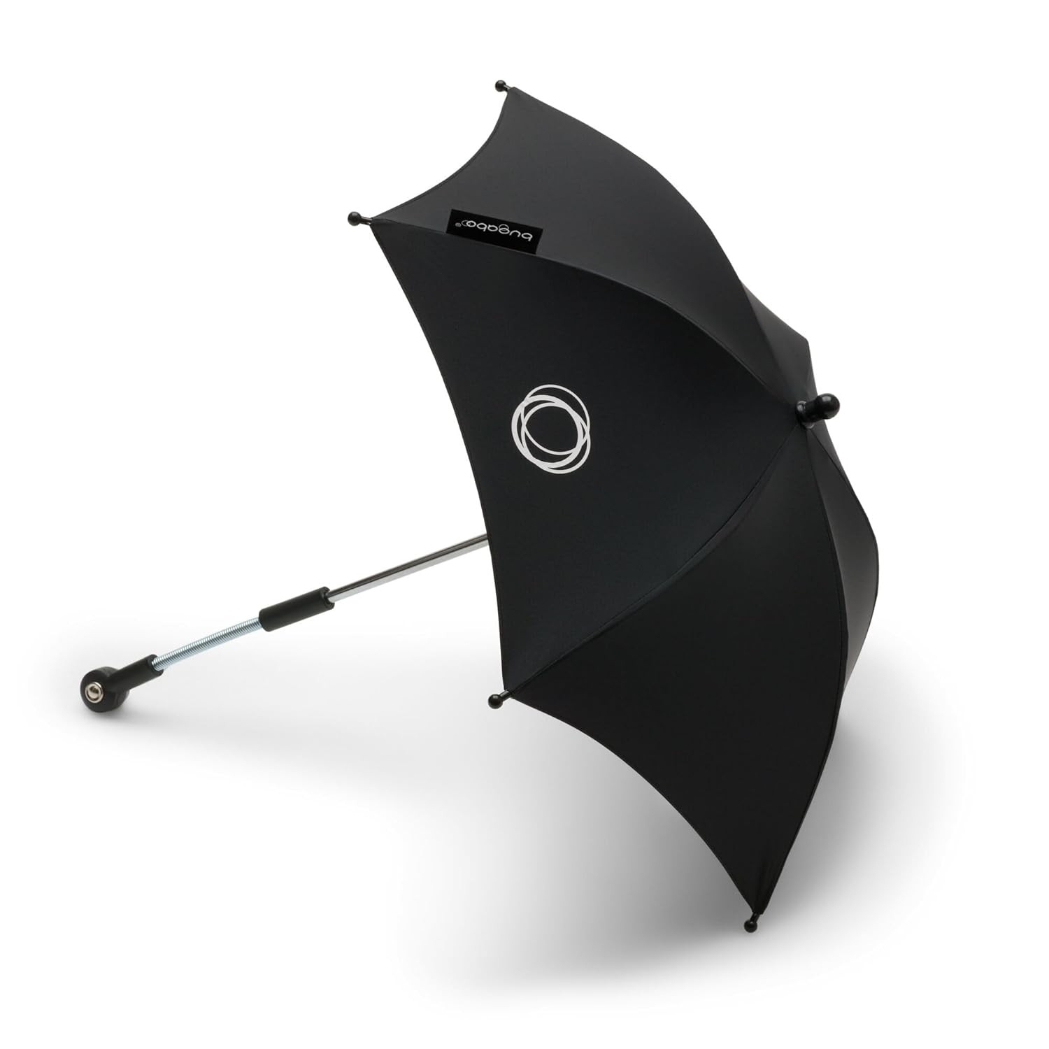 UPF 50+ Parasol Umbrella for Strollers - Adjustable Shade, Easy Attachment, Blac