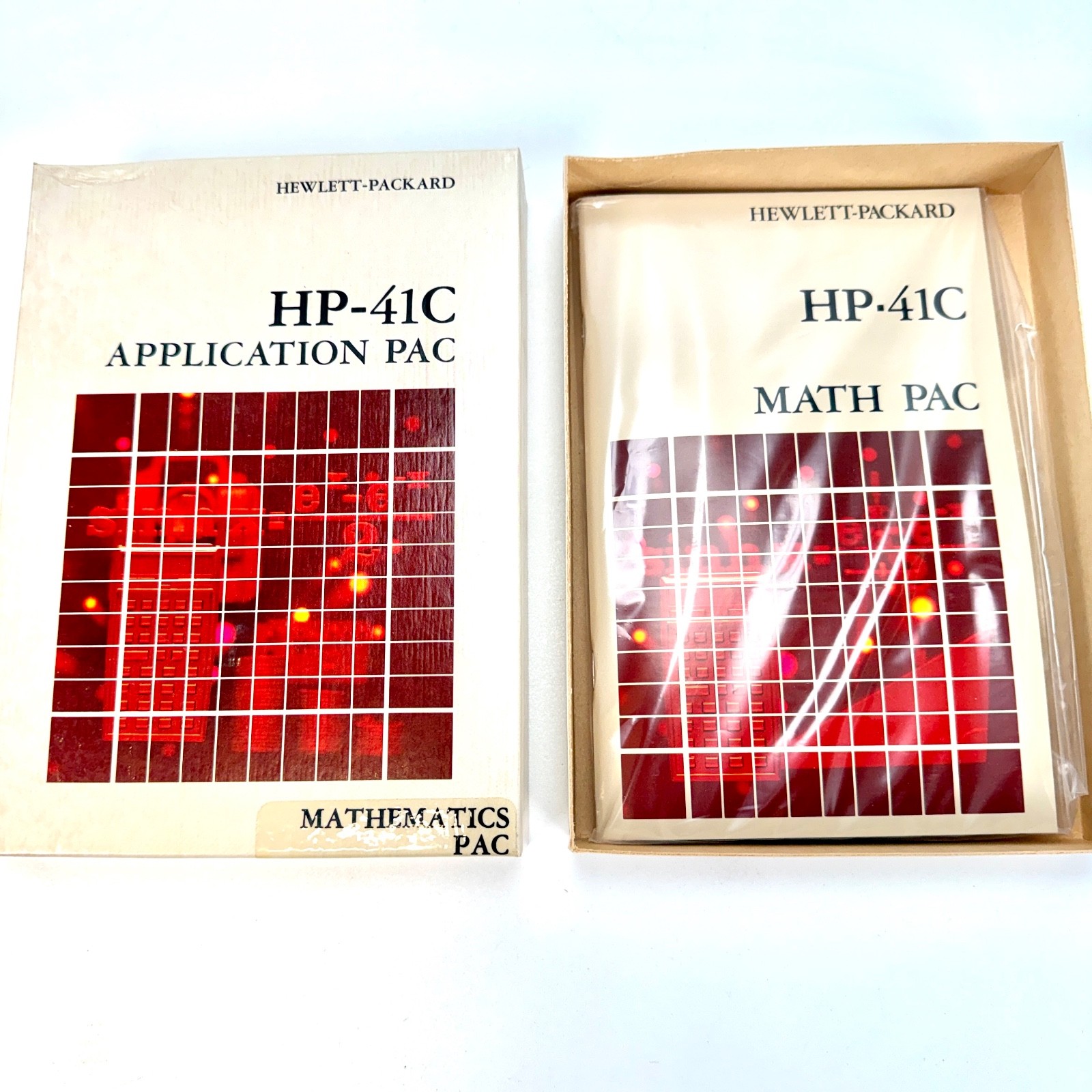 HP-41C Application Pac Mathematics 00041-15003 for Vintage Calculator Software