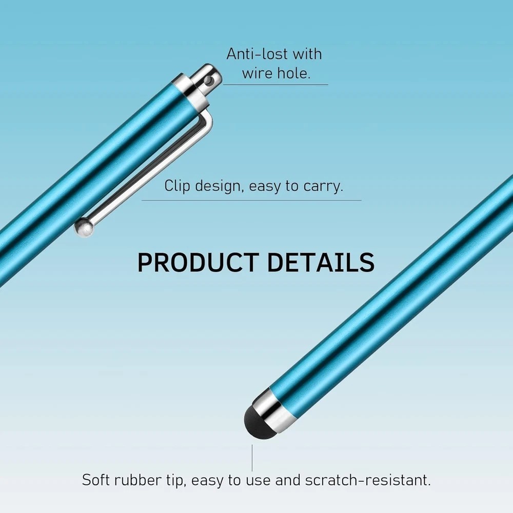 10Pack Stylus Pens For Touch Screen iPad iPhone Samsung Phone Tablet Universal