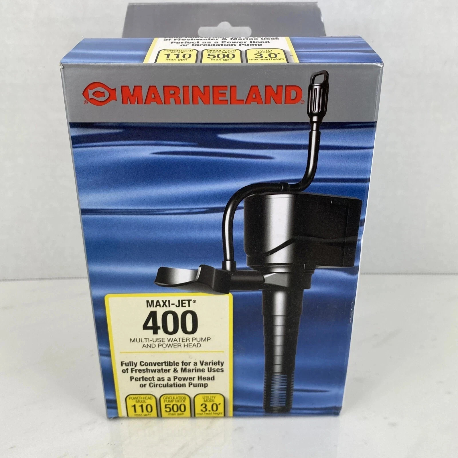 Marineland Maxi-Jet Pro Multi-Use Water Pump and Powerhead 400, 500 GPH