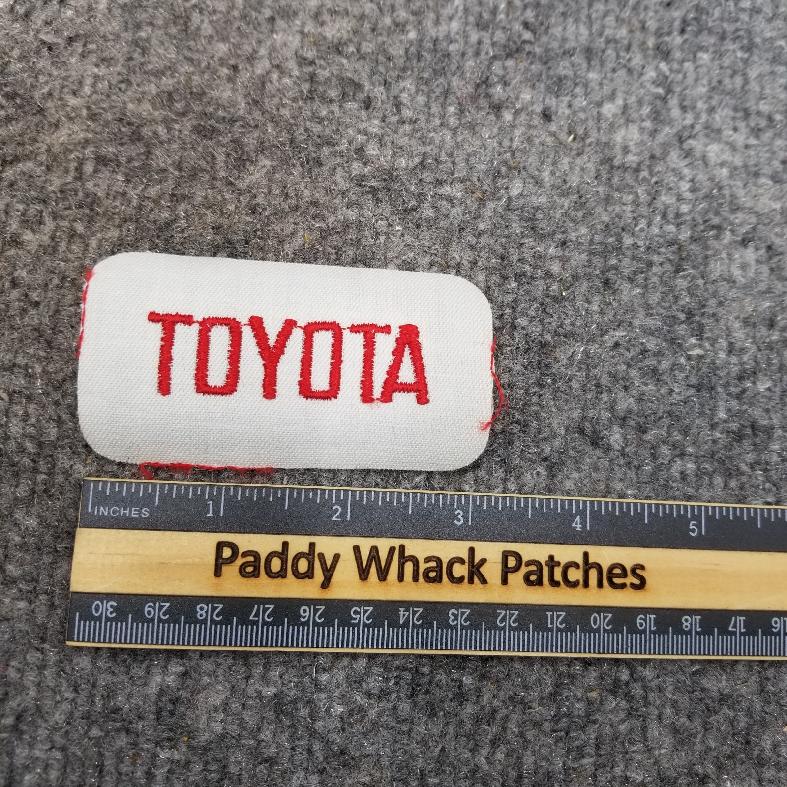 Vintage Toyota Patch 70s 80s Work Uniform Car Truck Auto AE7c