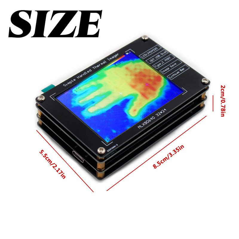 Digital Handheld Infrared Thermal Temperature Imager Camera Heating -40℃-300℃