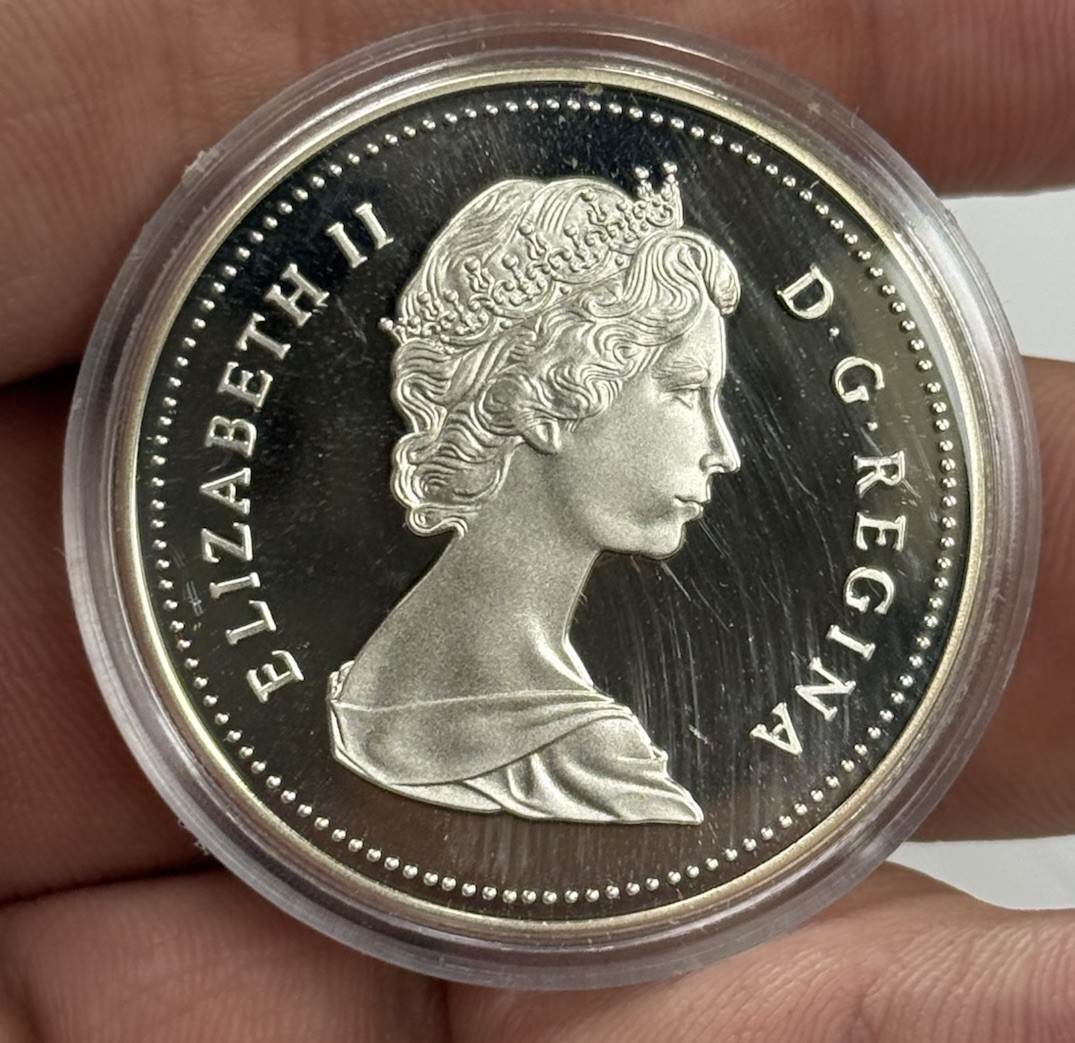 1988 Canada Silver Proof Dollar Coin, BU UNC #3639