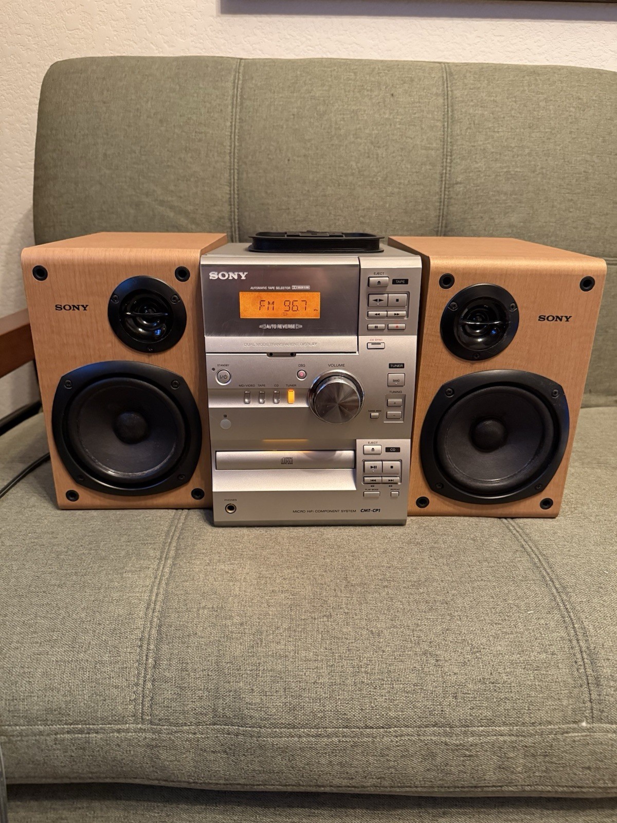 Sony Model HCD-CP1 Compact Disc Deck Receiver Tested All Working