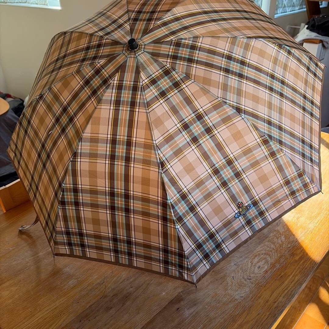 Vivienne Westwood folding umbrella plaid pattern vintage From Japan
