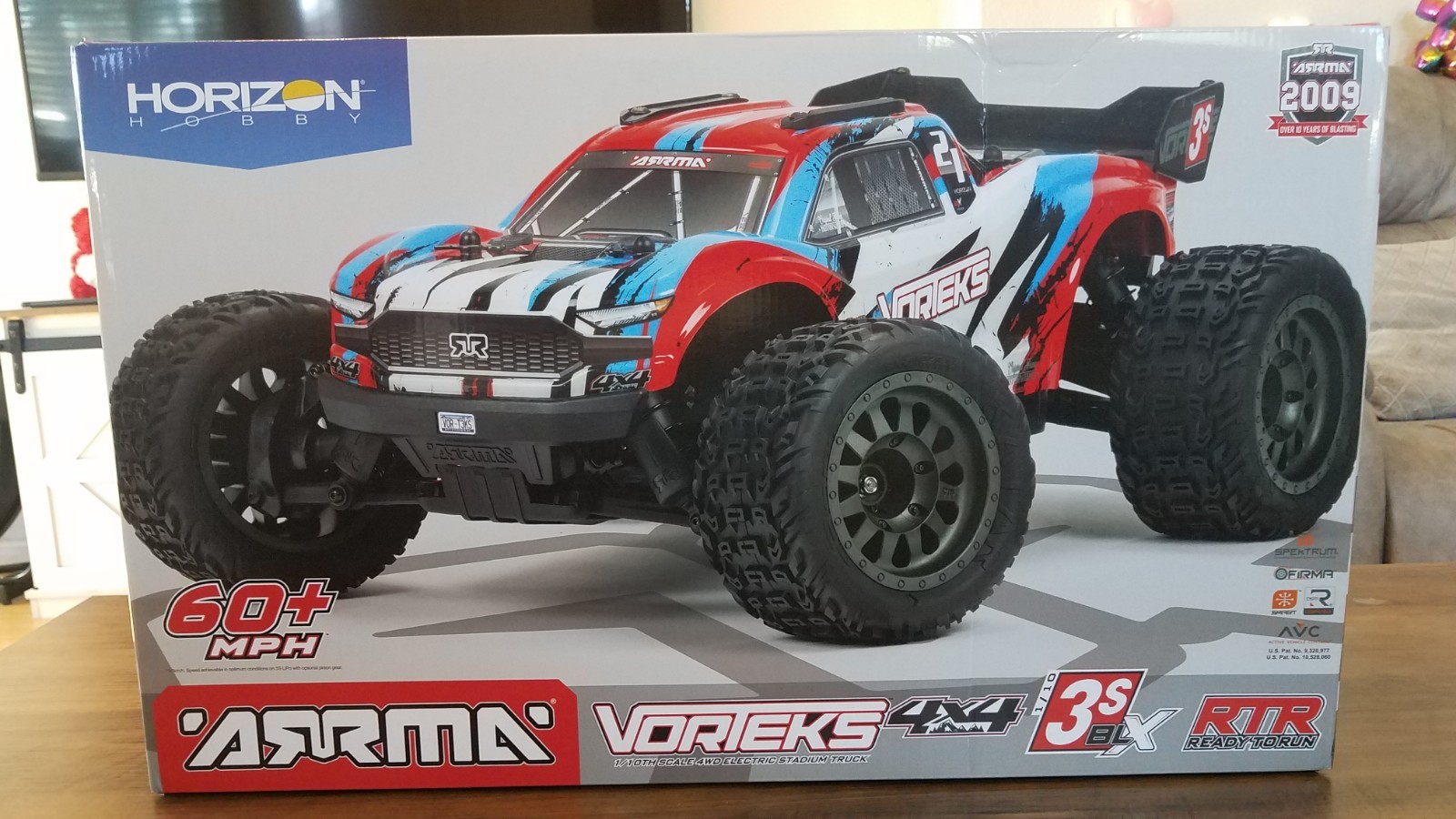 Arrma ARA4305V3T3 Vorteks 4×4 3s Blx 1:10 Scale Stadium Truck RTR Brand New