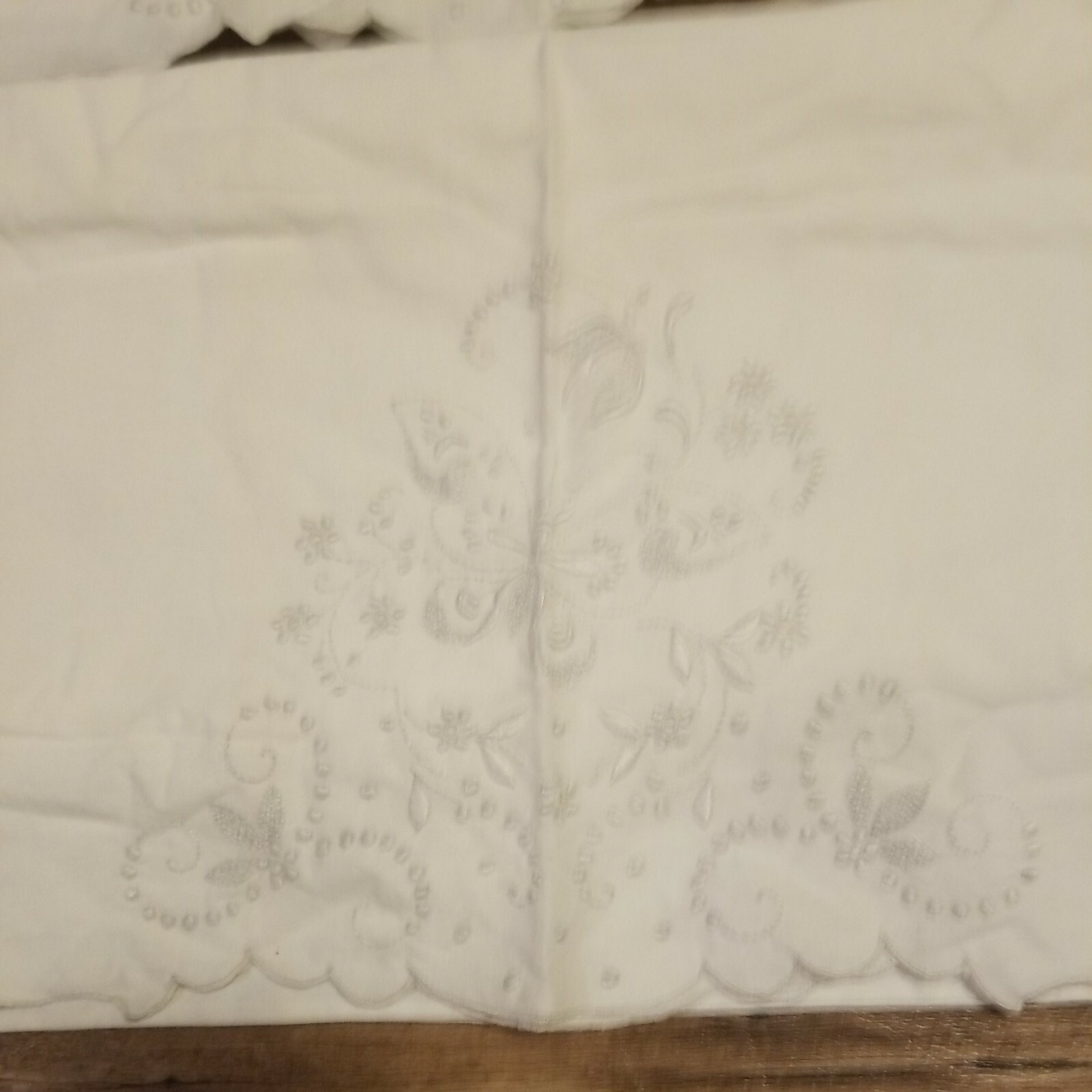 Set Of White Pillowcases