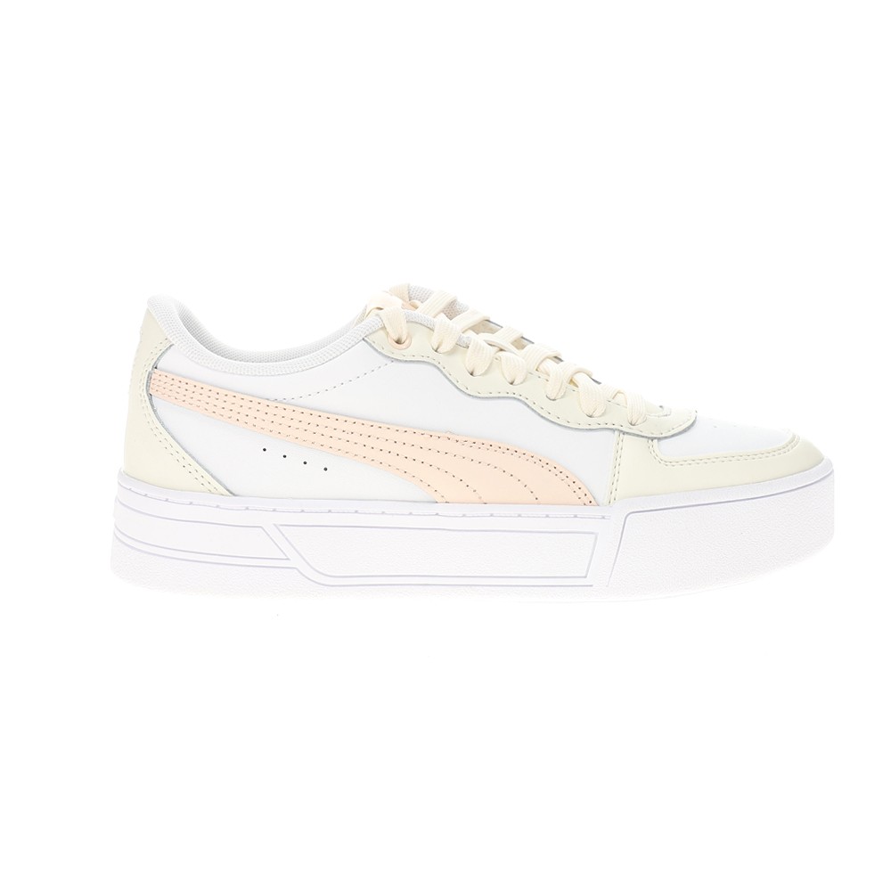 PUMA Skye Lace Up  Womens White Sneakers Casual Shoes 37476423