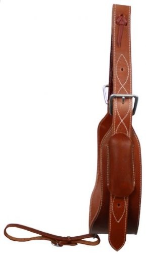 Showman 5" Wide Heavy Duty Premium Leather Back Cinch