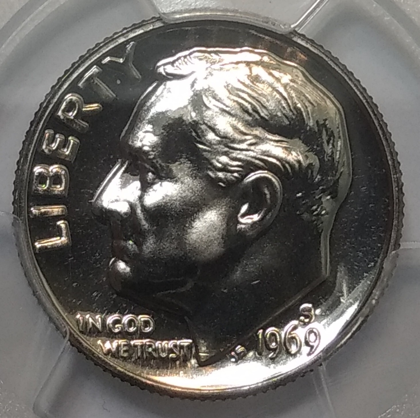 1969-S Roosevelt Dime PCGS PR69