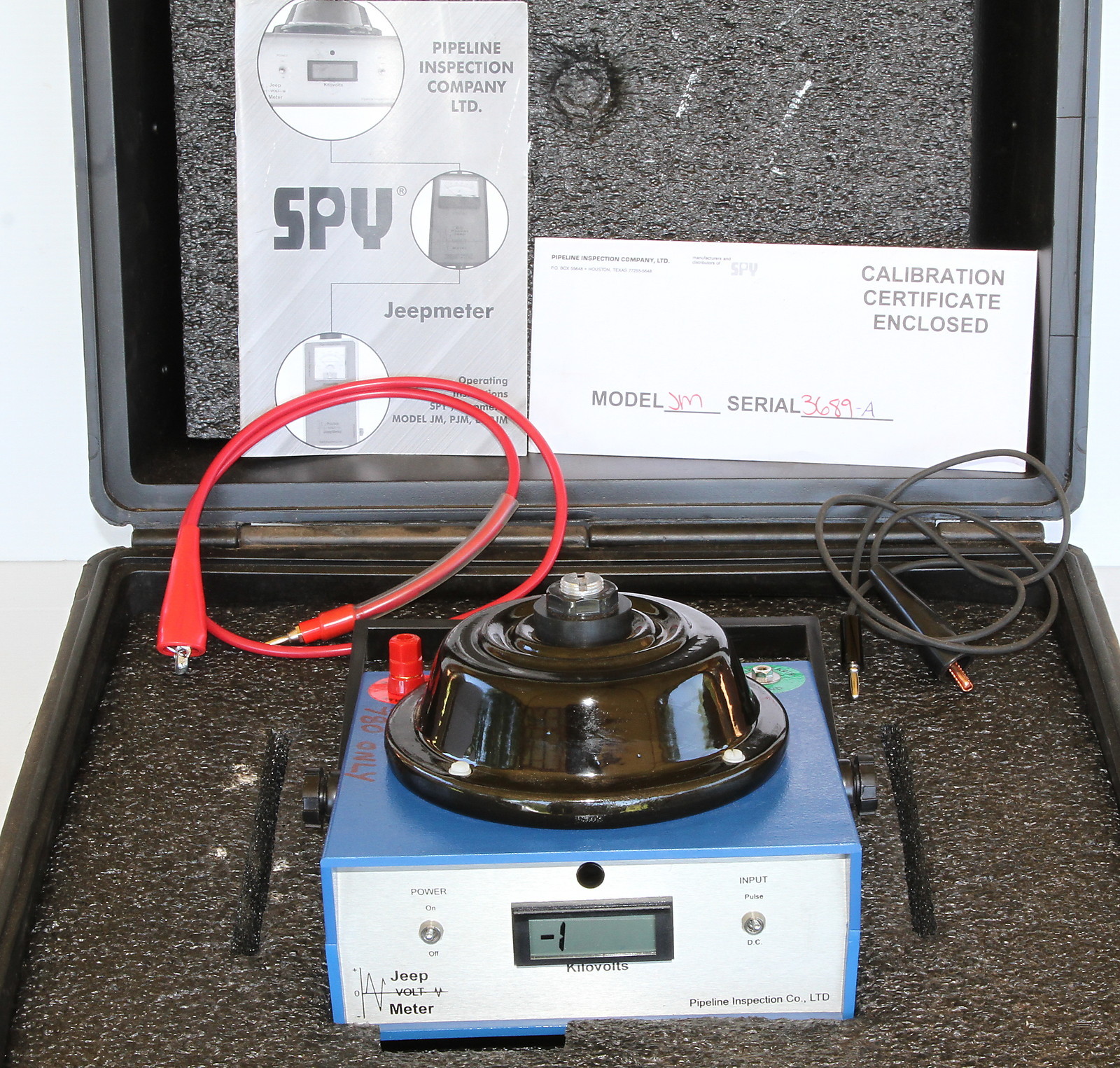 Pipeline Inspection Company SPY JM Jeepmeter 40kV Porosity Meter