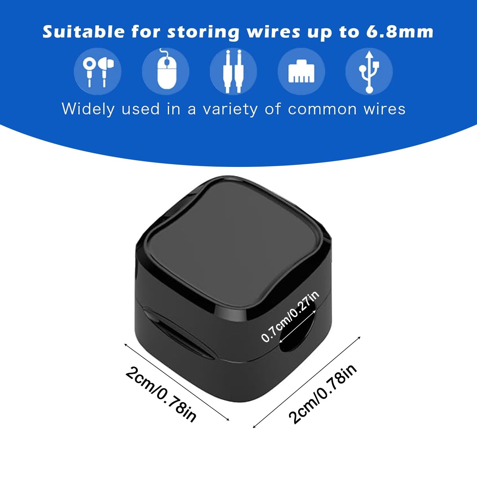 Magnetic Cord Organizer,Magnetic Cable Holder,8 PCS Cable...