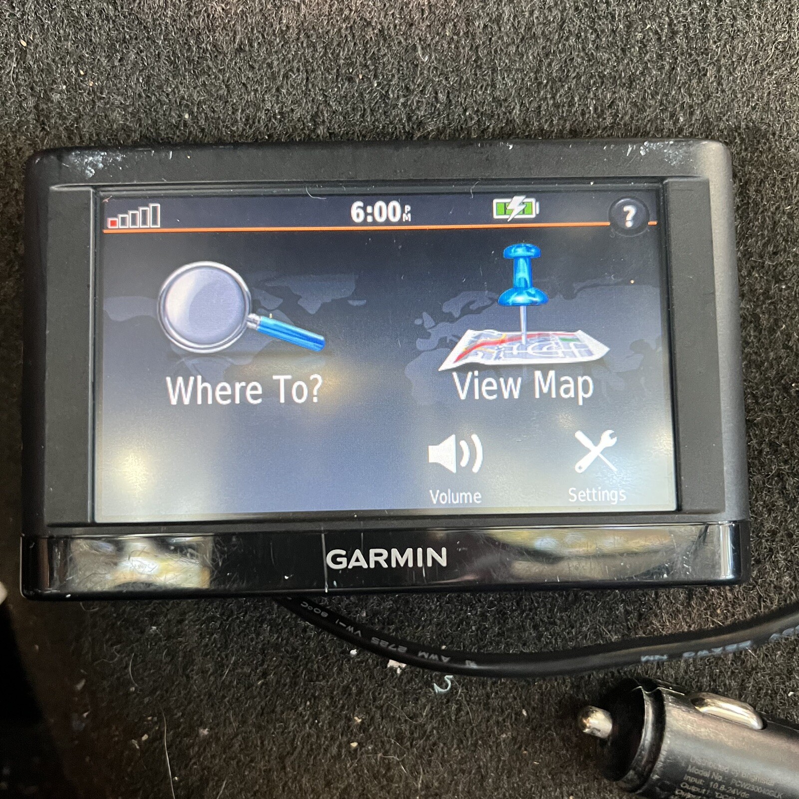 Garmin Nuvi 42LM 4.3" Portable GPS Navigator Plus Car Charger Tested