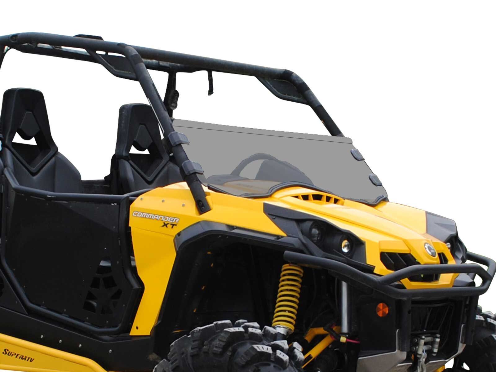 SuperATV Dark Tint Half Windshield for Can-Am Commander 1000 / MAX (2021+)